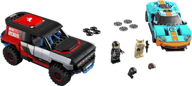 LEGO 76905 Speed Champions Ford GT Heritage Edition and Bronco R