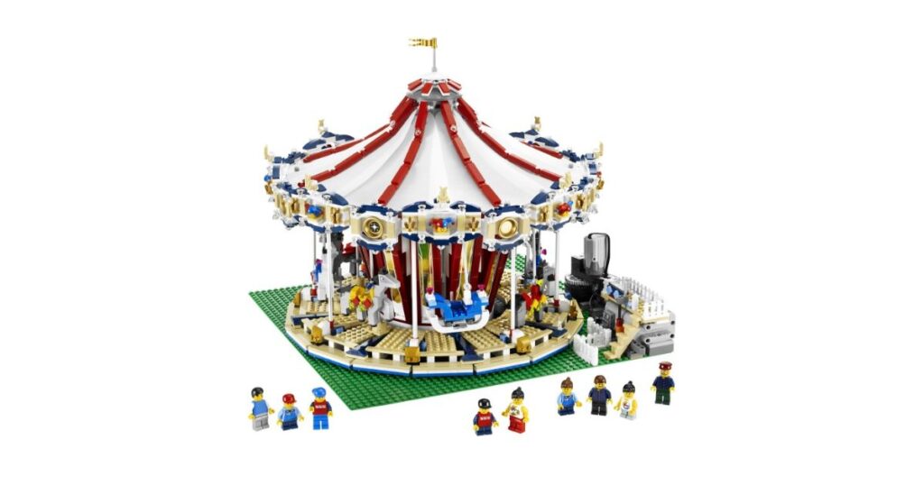 New lego fairground set hot sale